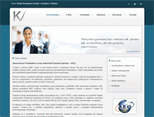 Tablet Screenshot of kav.biz.pl
